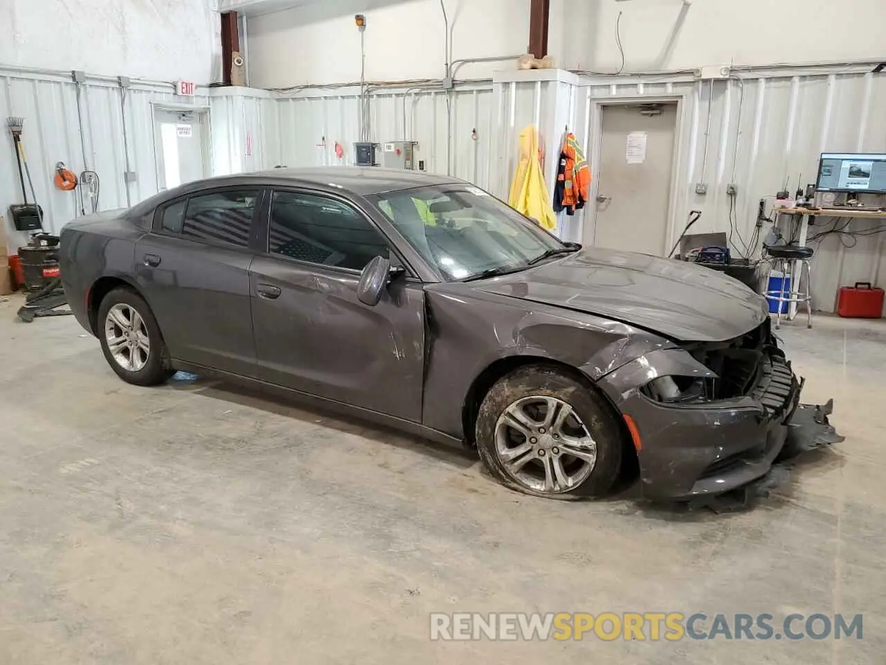 4 Photograph of a damaged car 2C3CDXBG3KH573112 DODGE CHARGER 2019