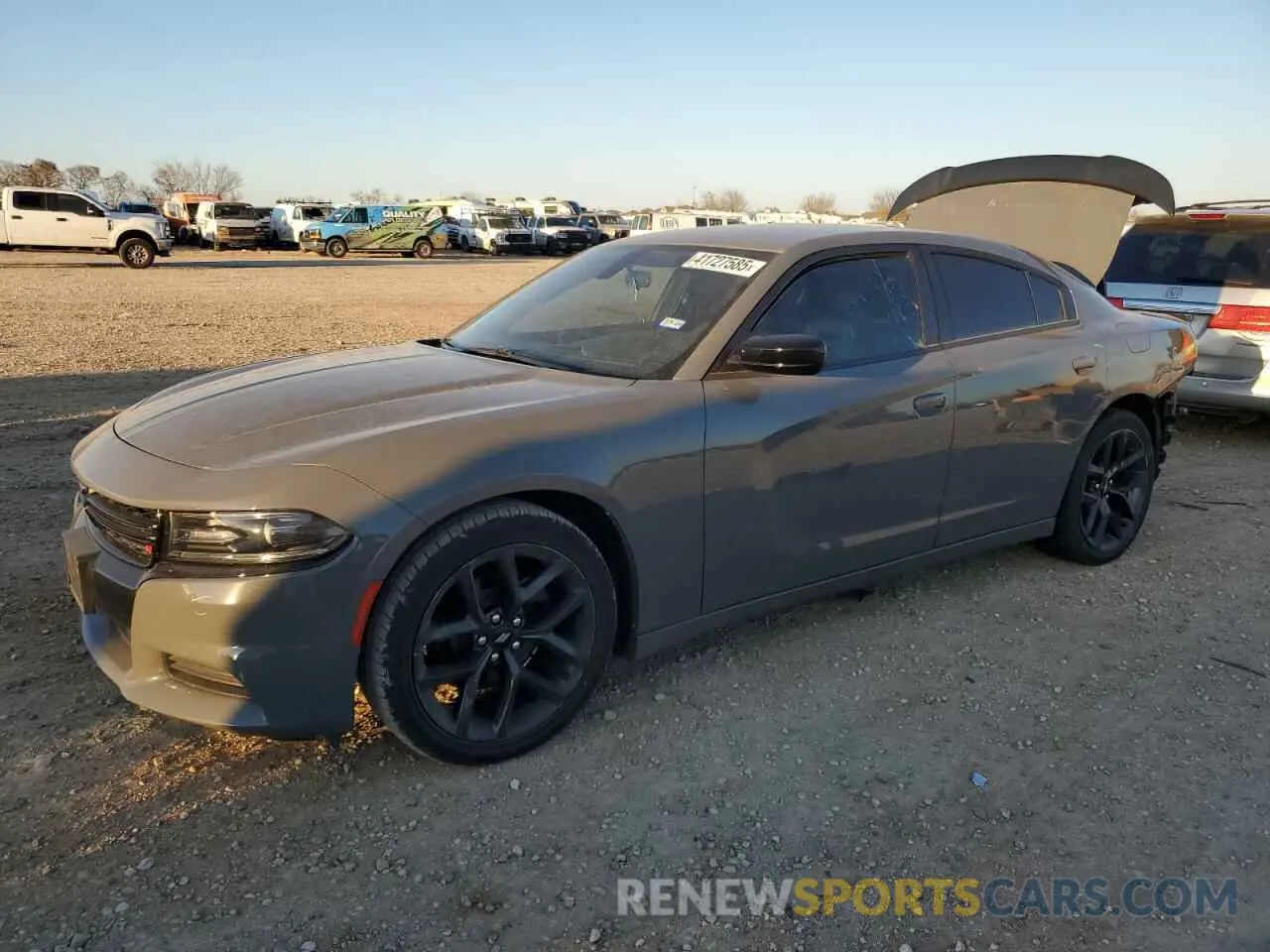 1 Photograph of a damaged car 2C3CDXBG3KH615164 DODGE CHARGER 2019