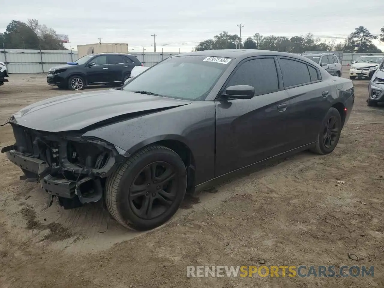 1 Photograph of a damaged car 2C3CDXBG3KH655616 DODGE CHARGER 2019
