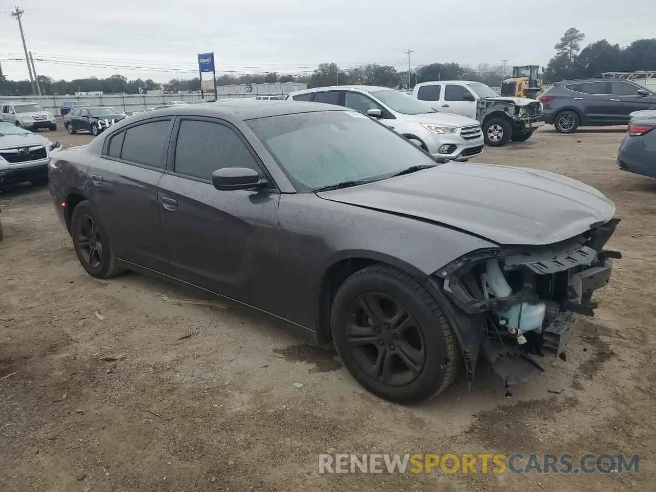4 Photograph of a damaged car 2C3CDXBG3KH655616 DODGE CHARGER 2019