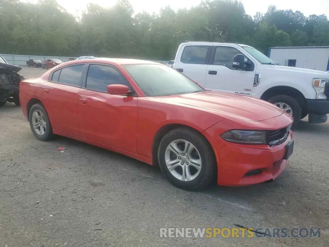 4 Photograph of a damaged car 2C3CDXBG3KH658001 DODGE CHARGER 2019