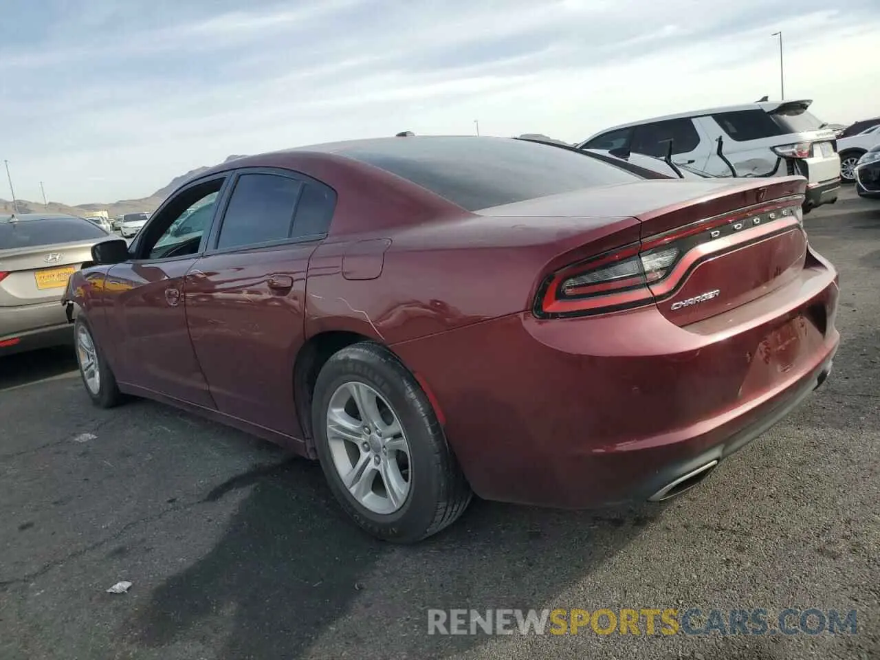 2 Photograph of a damaged car 2C3CDXBG3KH692634 DODGE CHARGER 2019