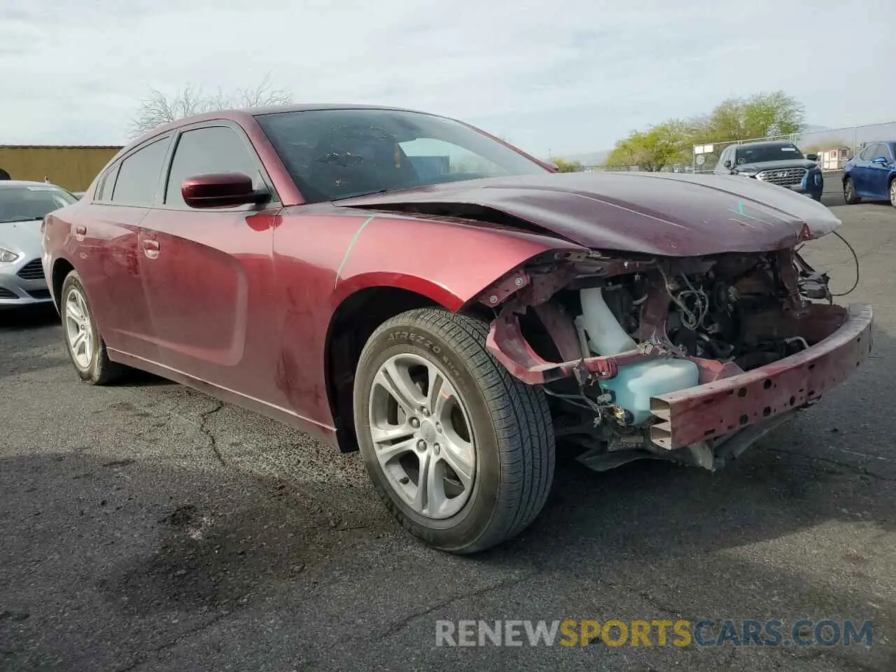 4 Photograph of a damaged car 2C3CDXBG3KH692634 DODGE CHARGER 2019