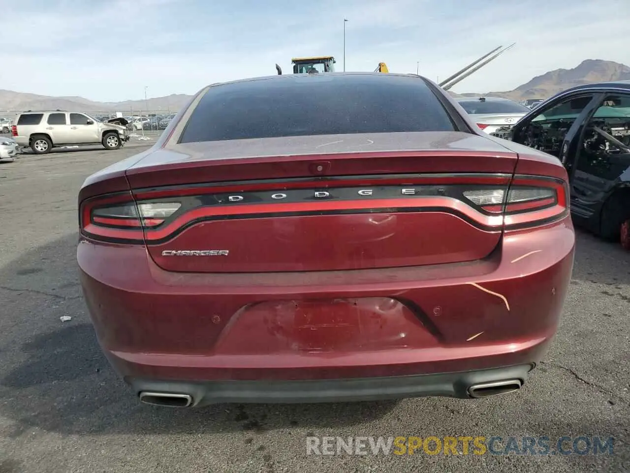 6 Photograph of a damaged car 2C3CDXBG3KH692634 DODGE CHARGER 2019