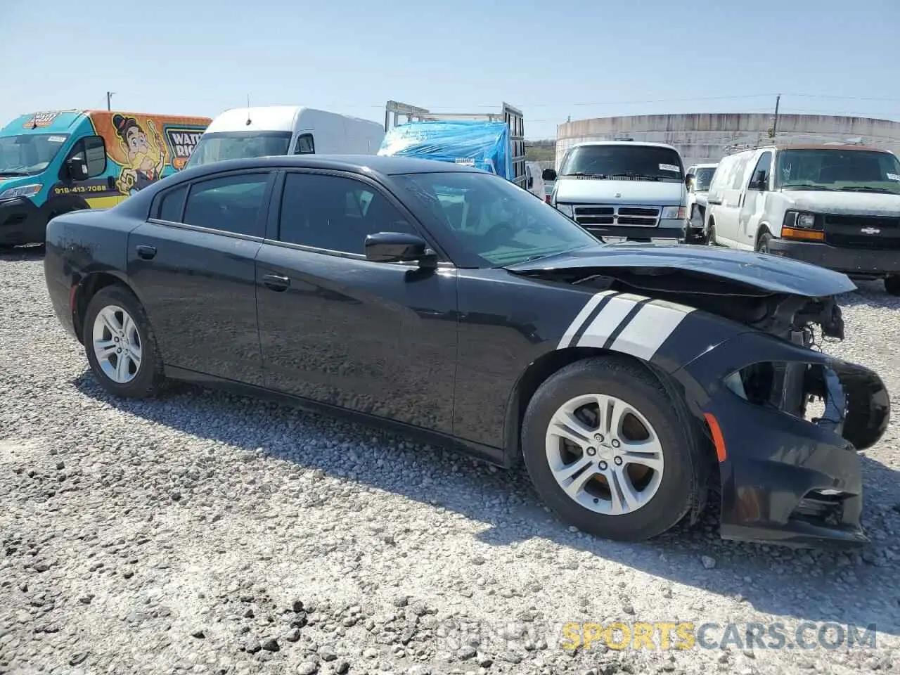 4 Photograph of a damaged car 2C3CDXBG3KH707875 DODGE CHARGER 2019