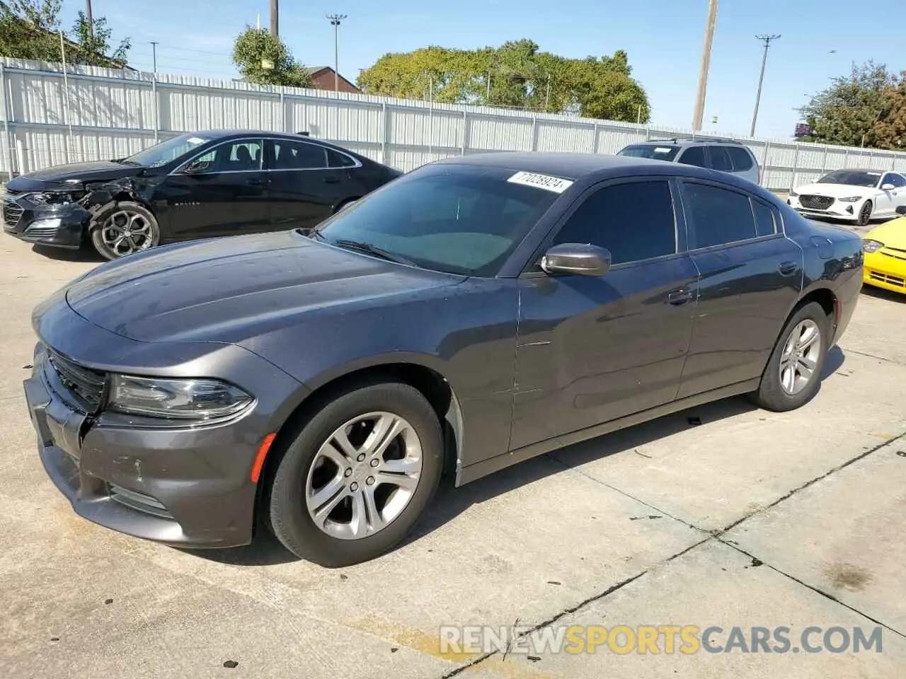 1 Photograph of a damaged car 2C3CDXBG4KH507667 DODGE CHARGER 2019