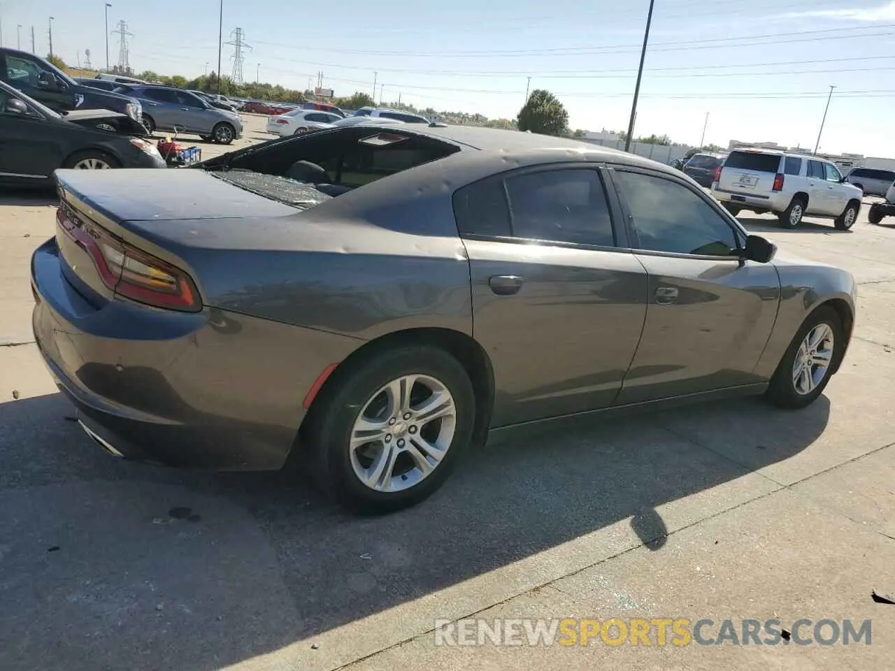 3 Photograph of a damaged car 2C3CDXBG4KH507667 DODGE CHARGER 2019