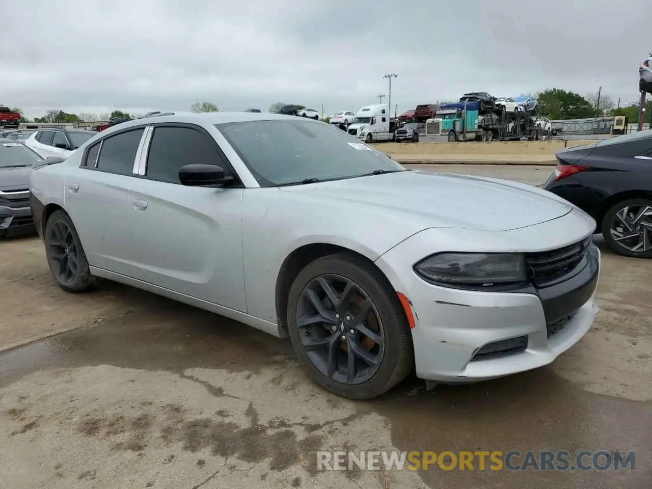 4 Photograph of a damaged car 2C3CDXBG4KH554066 DODGE CHARGER 2019