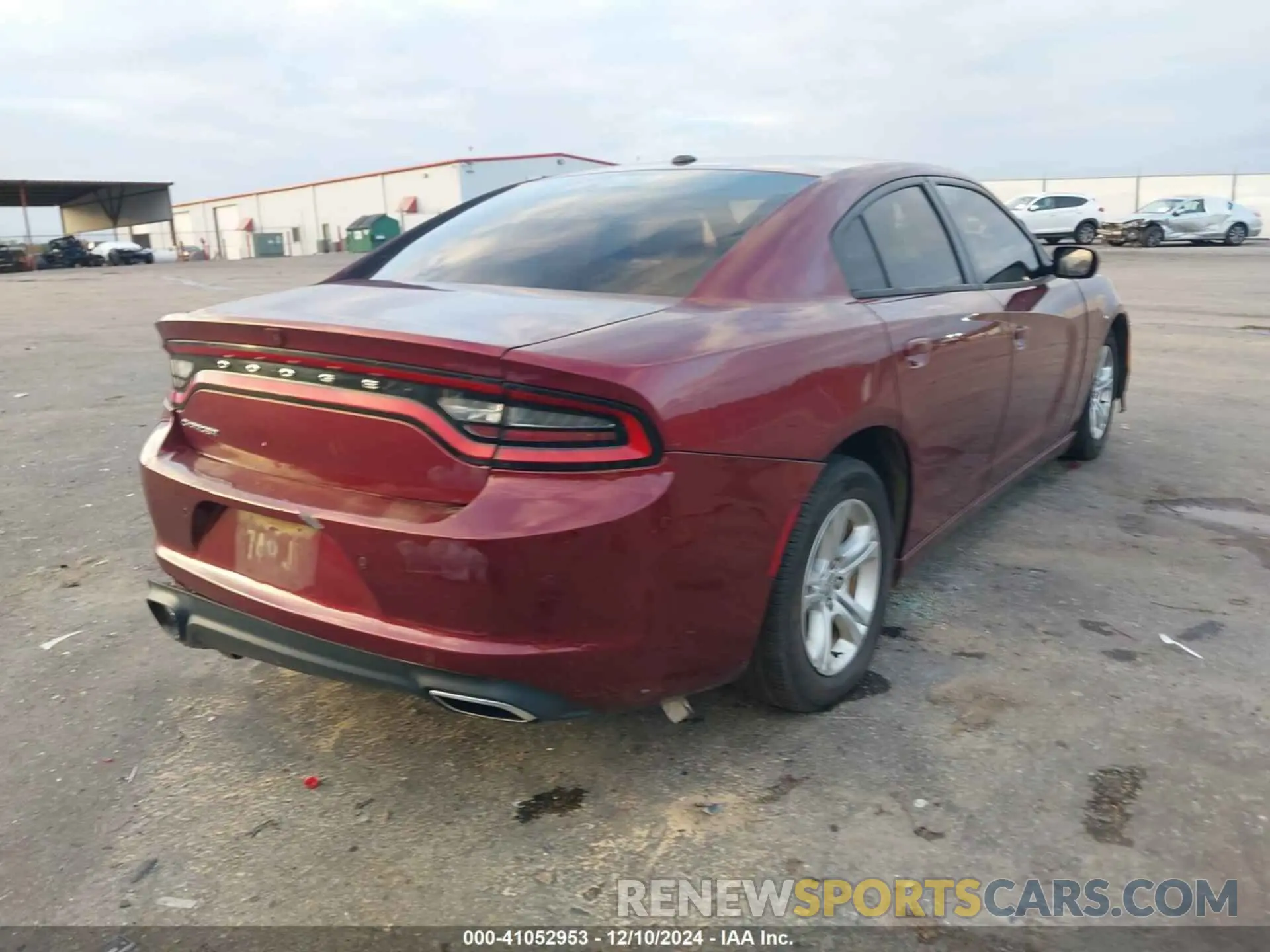 4 Photograph of a damaged car 2C3CDXBG4KH643541 DODGE CHARGER 2019