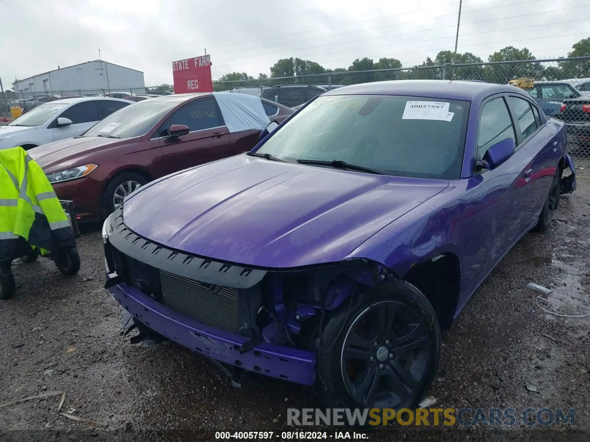6 Photograph of a damaged car 2C3CDXBG4KH723258 DODGE CHARGER 2019