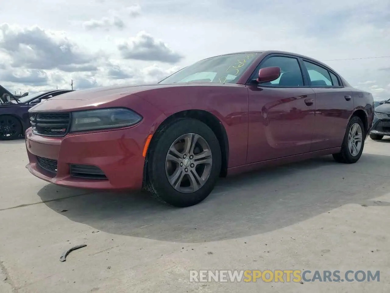 1 Photograph of a damaged car 2C3CDXBG5KH588453 DODGE CHARGER 2019