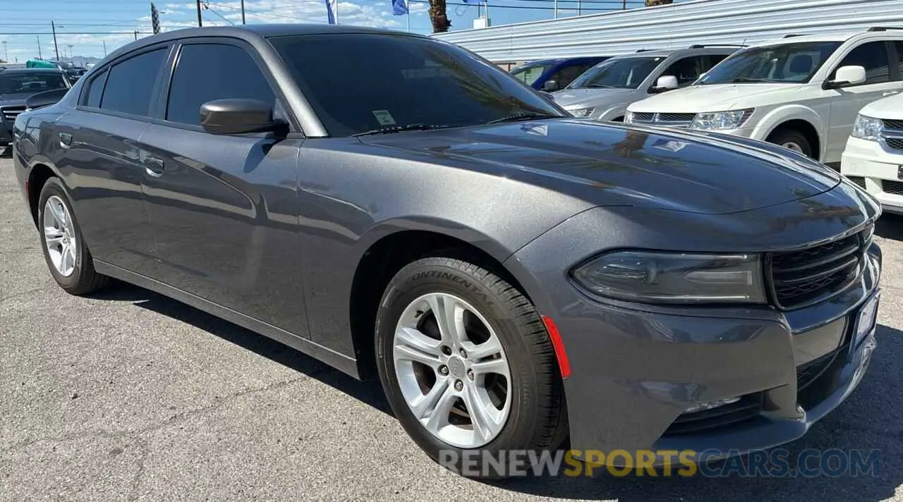 1 Photograph of a damaged car 2C3CDXBG5KH644049 DODGE CHARGER 2019