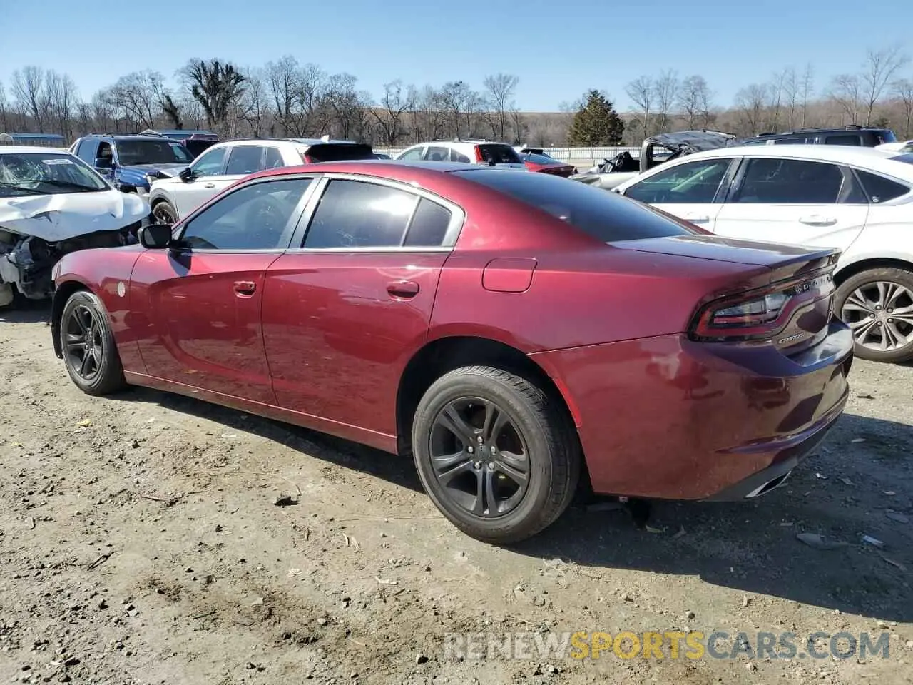 2 Photograph of a damaged car 2C3CDXBG5KH661322 DODGE CHARGER 2019