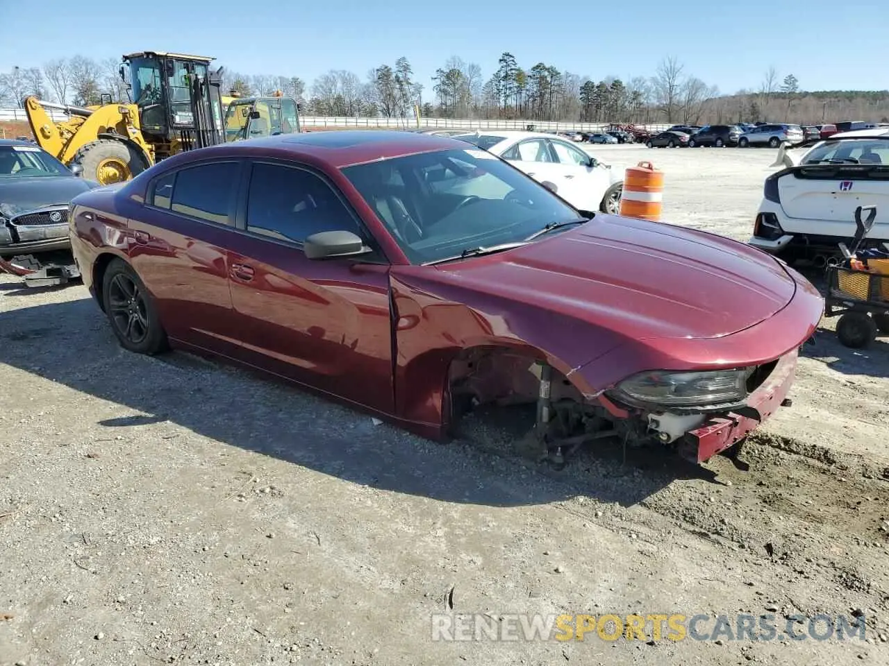 4 Photograph of a damaged car 2C3CDXBG5KH661322 DODGE CHARGER 2019