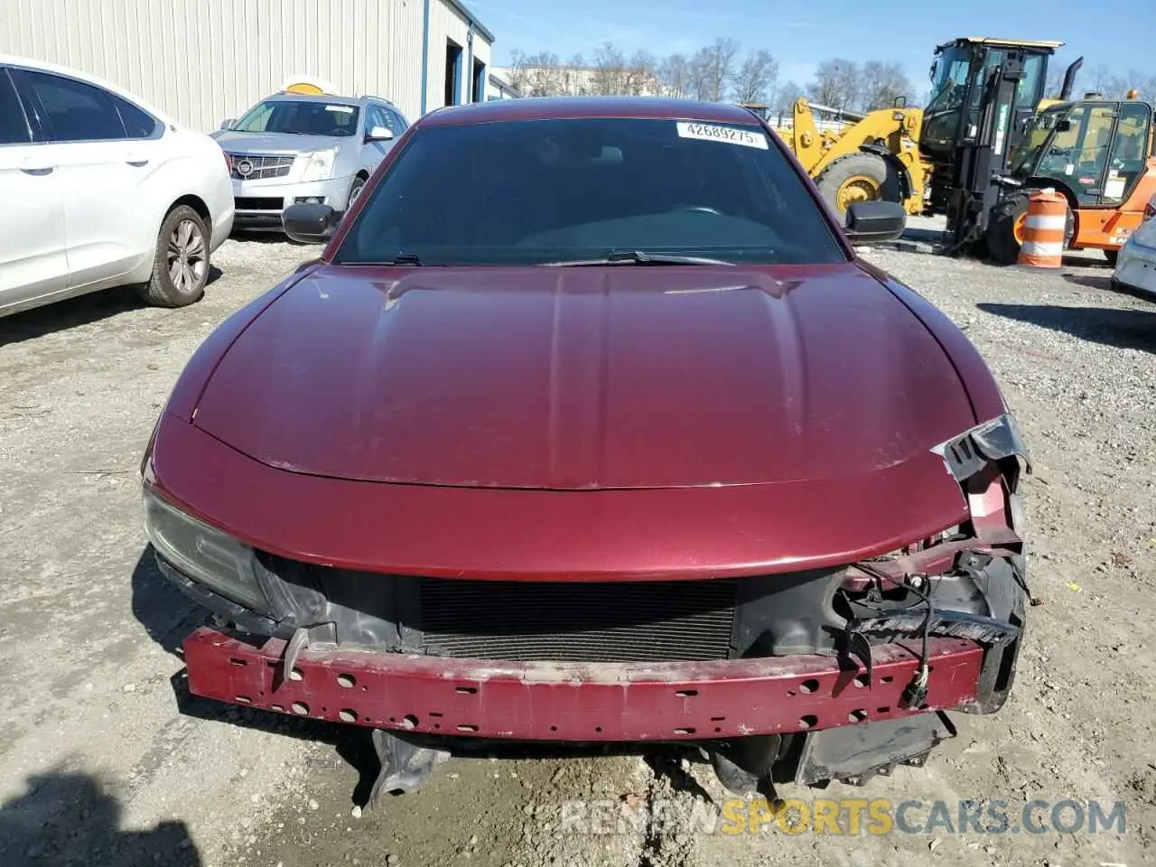 5 Photograph of a damaged car 2C3CDXBG5KH661322 DODGE CHARGER 2019