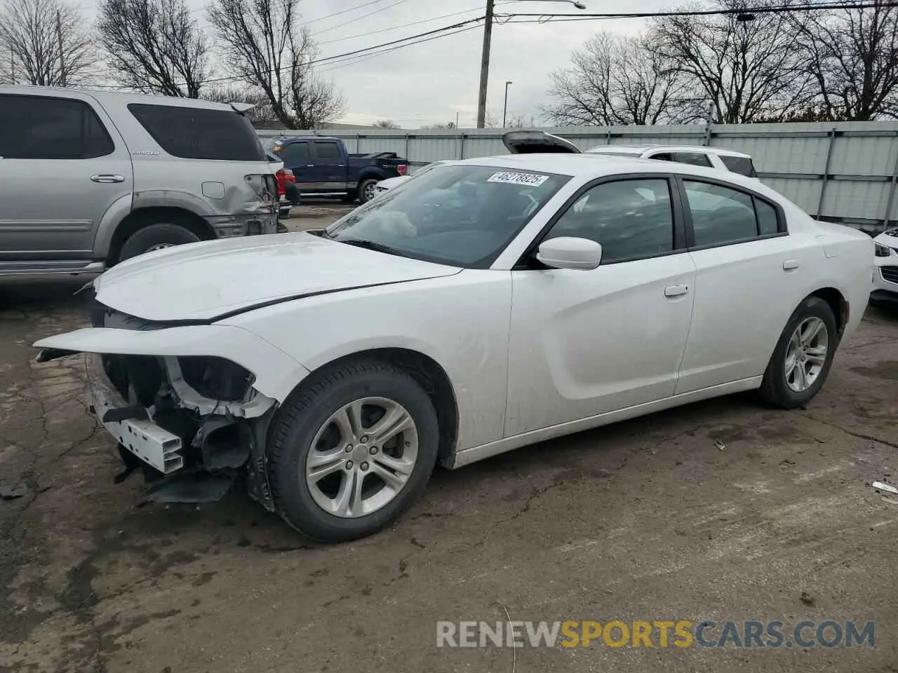 1 Photograph of a damaged car 2C3CDXBG5KH664267 DODGE CHARGER 2019