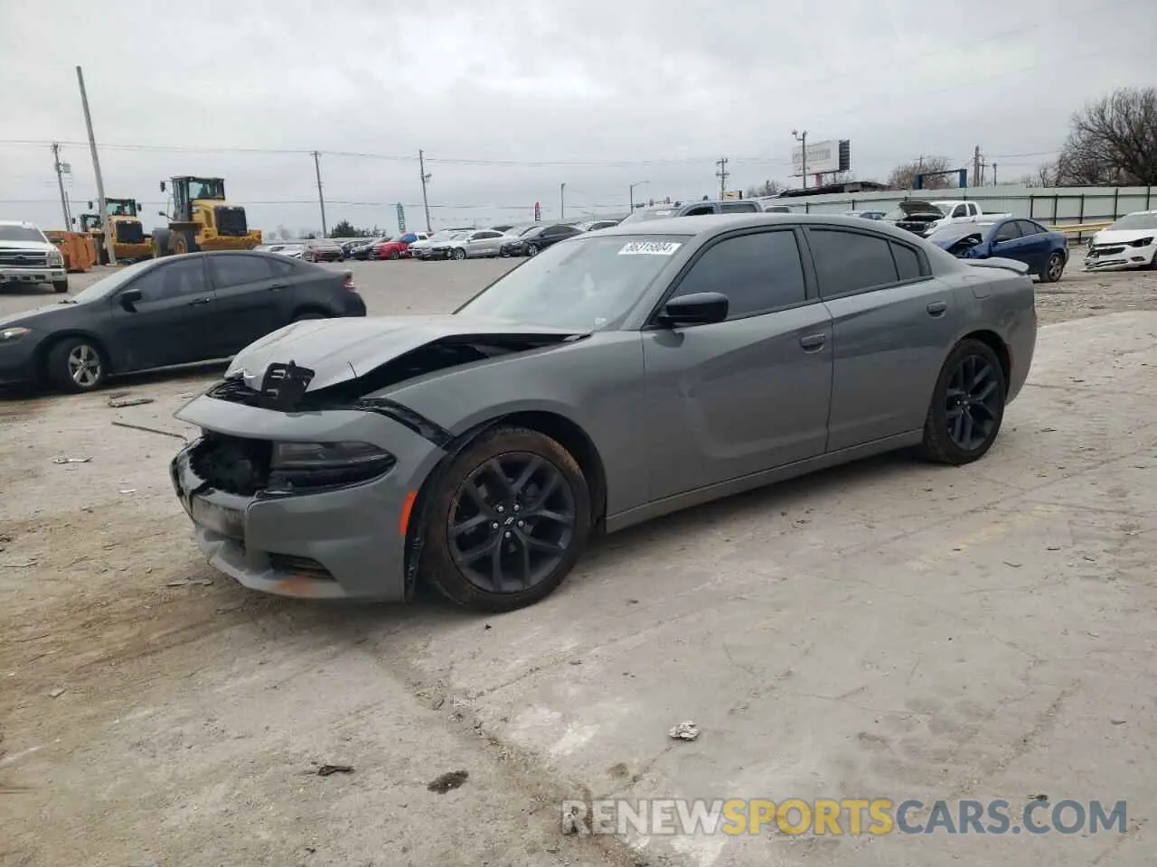 1 Photograph of a damaged car 2C3CDXBG5KH672918 DODGE CHARGER 2019
