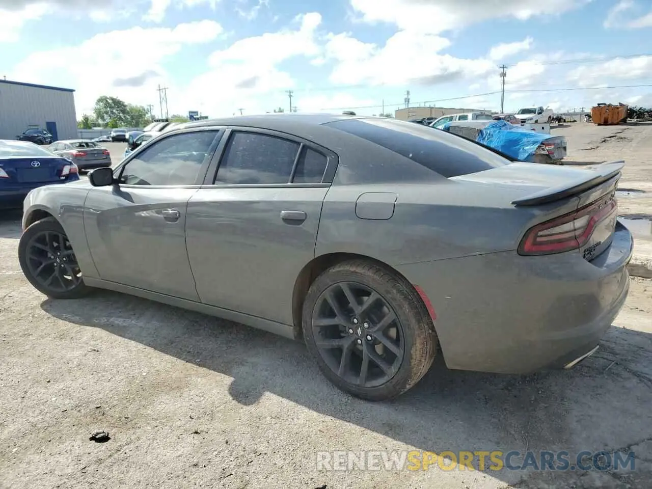 2 Photograph of a damaged car 2C3CDXBG5KH672949 DODGE CHARGER 2019
