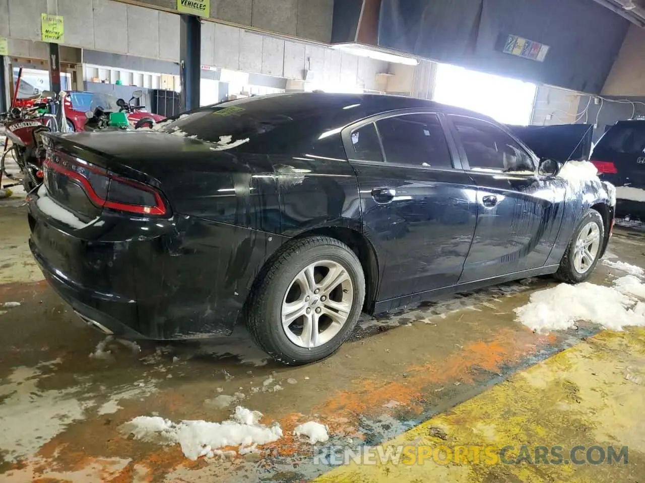 3 Photograph of a damaged car 2C3CDXBG5KH695650 DODGE CHARGER 2019