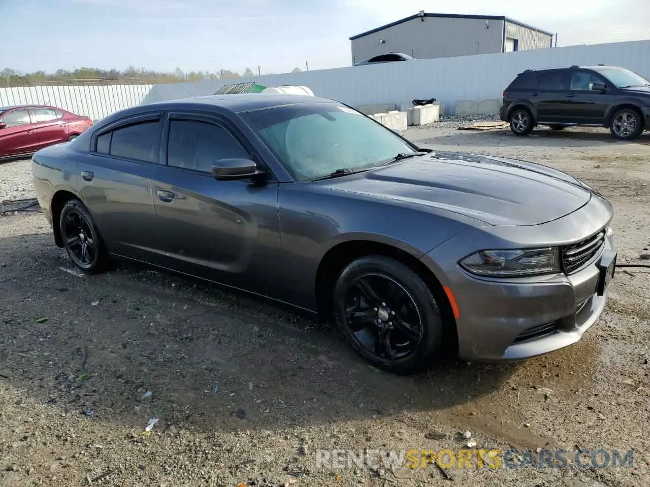 4 Photograph of a damaged car 2C3CDXBG5KH713158 DODGE CHARGER 2019