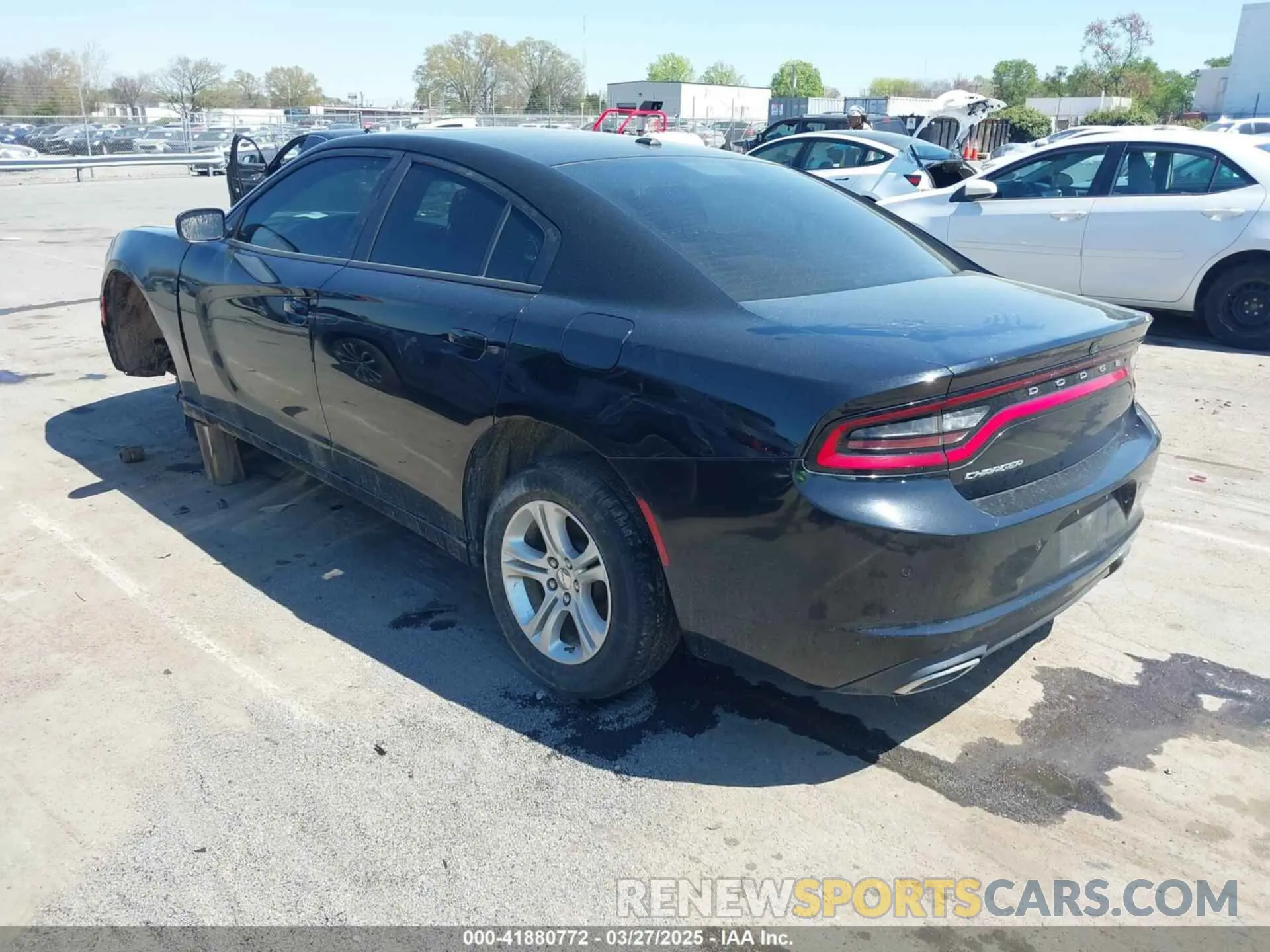 3 Photograph of a damaged car 2C3CDXBG5KH713354 DODGE CHARGER 2019