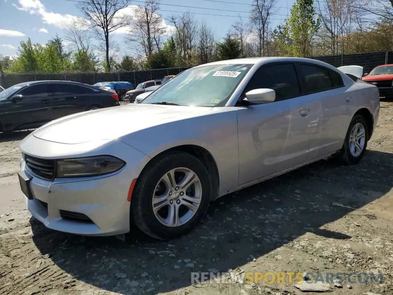 1 Photograph of a damaged car 2C3CDXBG5KH721065 DODGE CHARGER 2019