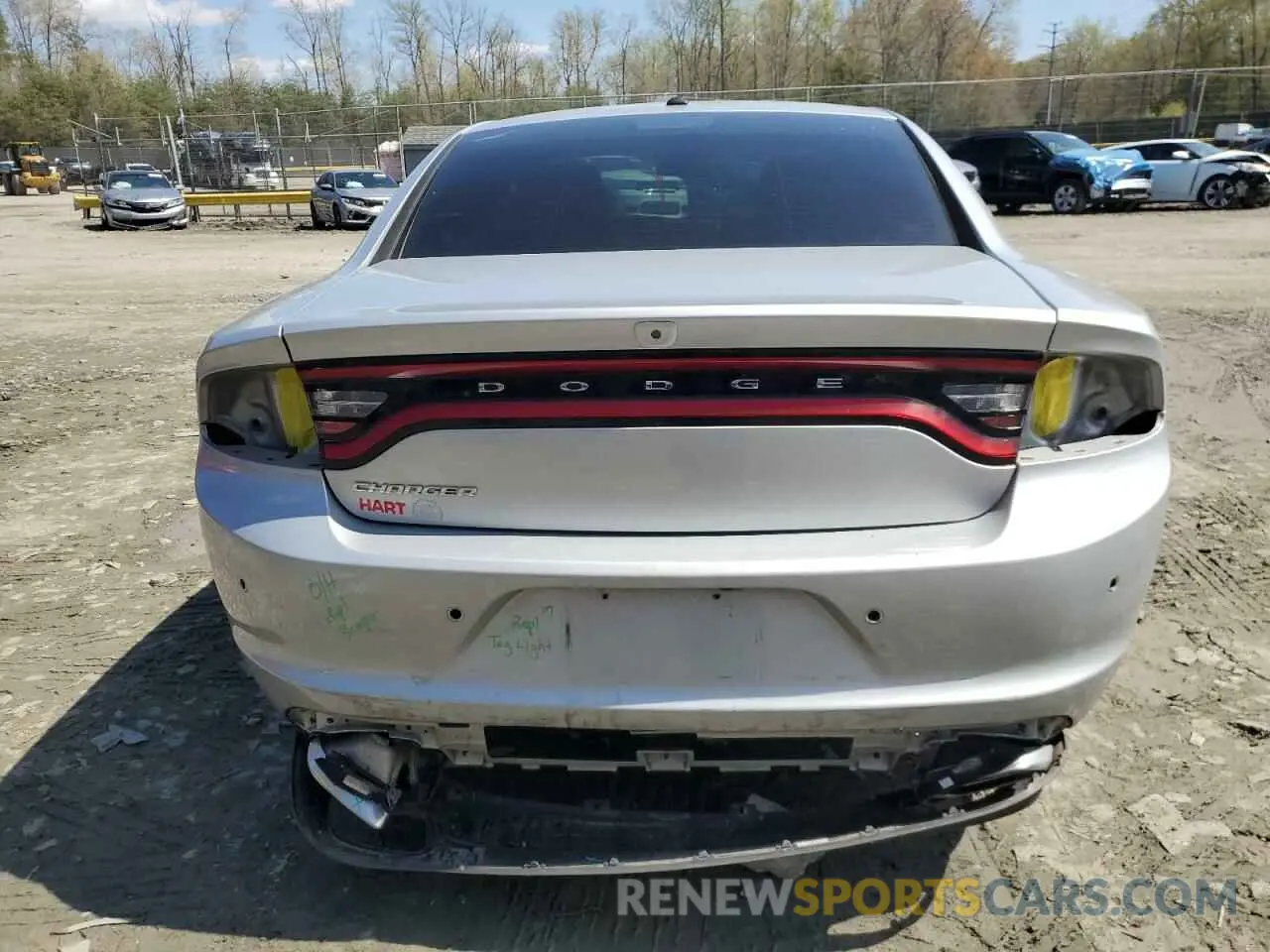 6 Photograph of a damaged car 2C3CDXBG5KH721065 DODGE CHARGER 2019
