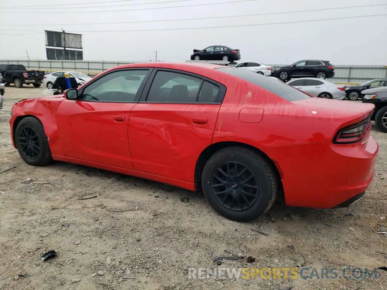 2 Photograph of a damaged car 2C3CDXBG5KH736729 DODGE CHARGER 2019