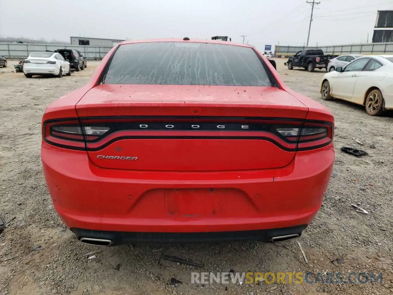 6 Photograph of a damaged car 2C3CDXBG5KH736729 DODGE CHARGER 2019