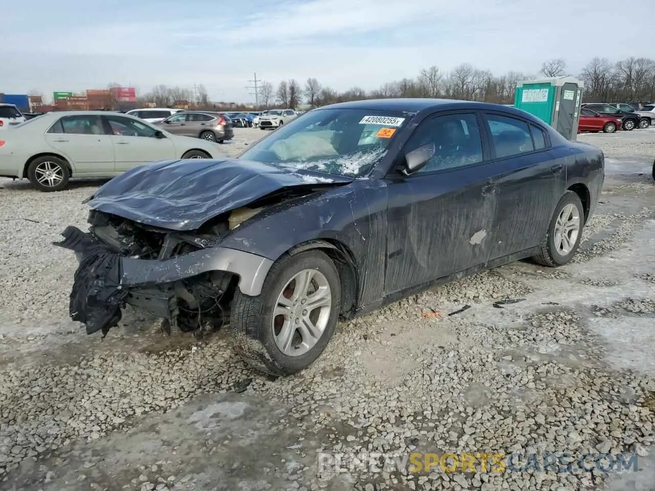 1 Photograph of a damaged car 2C3CDXBG5KH746841 DODGE CHARGER 2019
