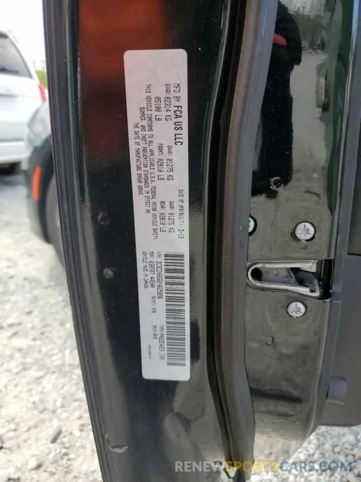 13 Photograph of a damaged car 2C3CDXBG6KH625896 DODGE CHARGER 2019
