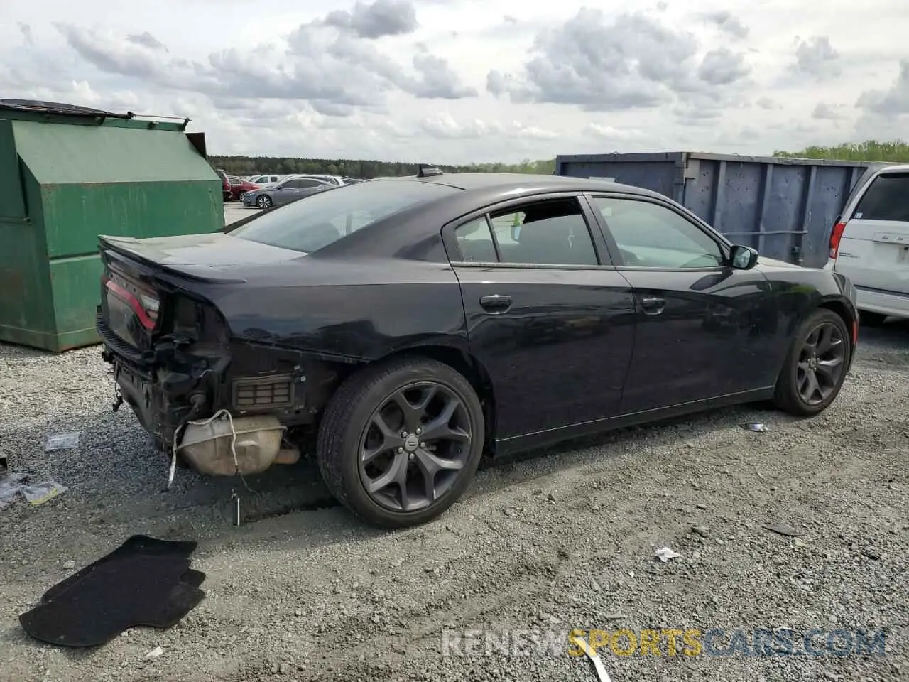 3 Photograph of a damaged car 2C3CDXBG6KH625896 DODGE CHARGER 2019
