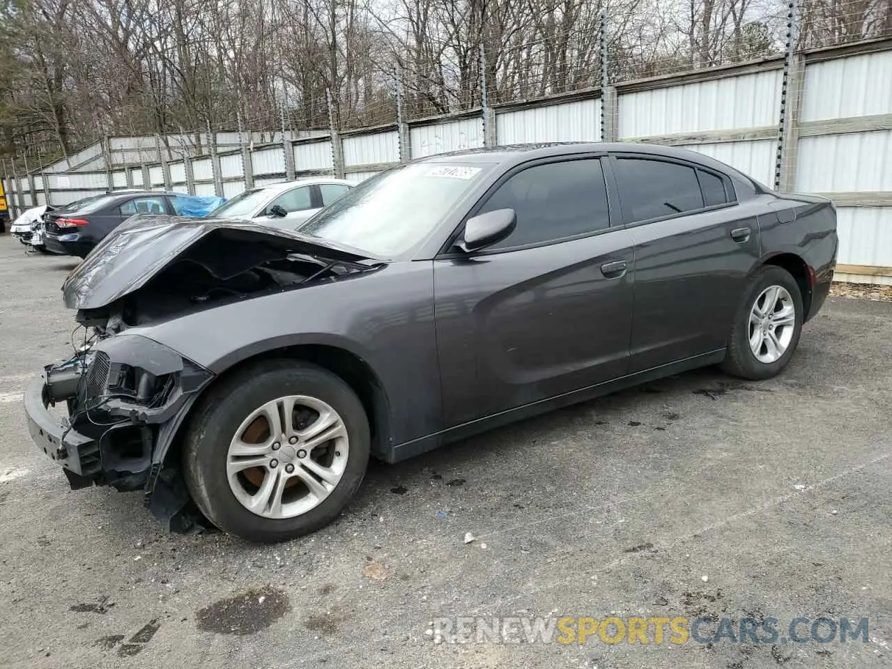 1 Photograph of a damaged car 2C3CDXBG6KH707594 DODGE CHARGER 2019