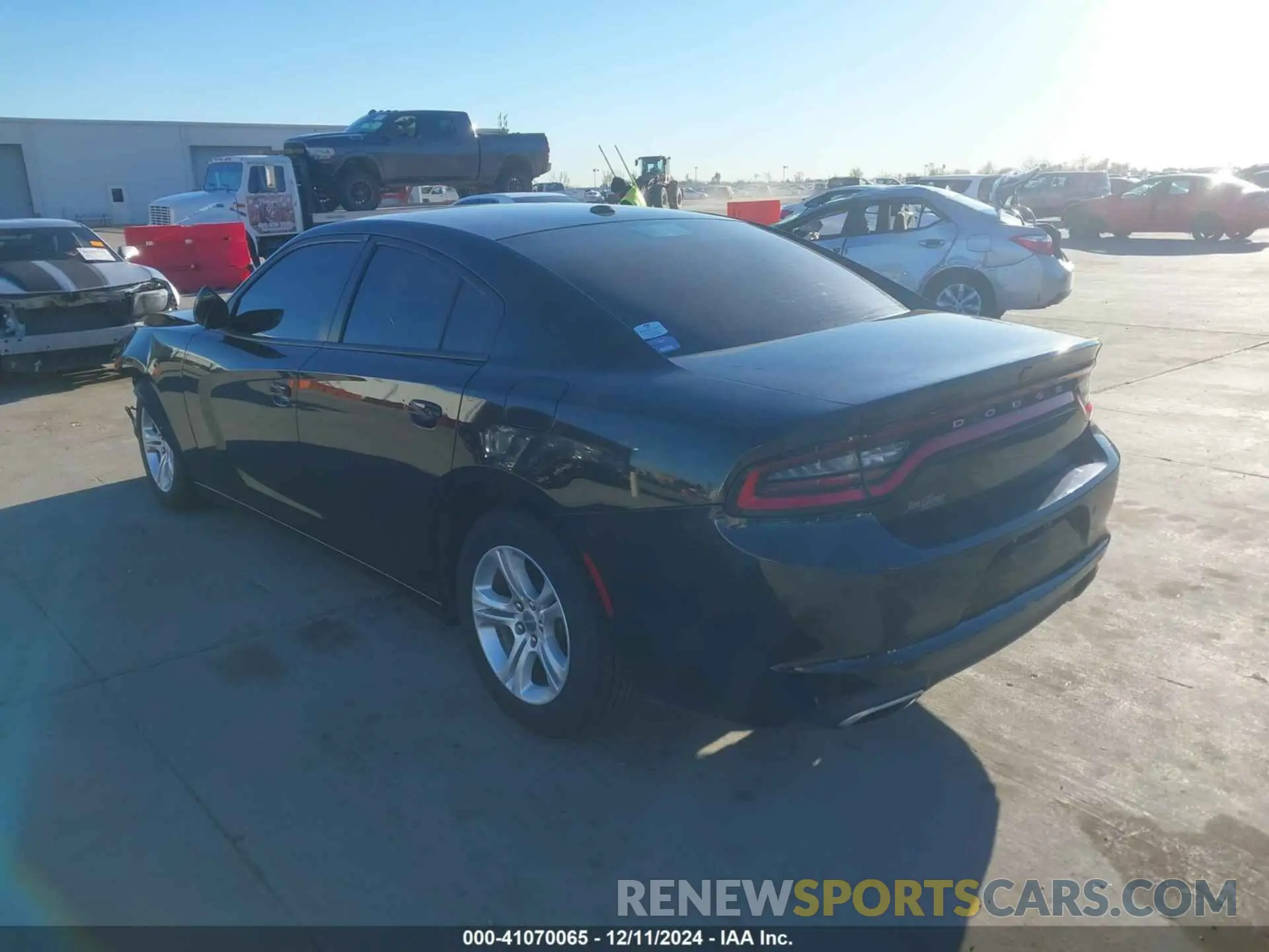 3 Photograph of a damaged car 2C3CDXBG6KH719843 DODGE CHARGER 2019