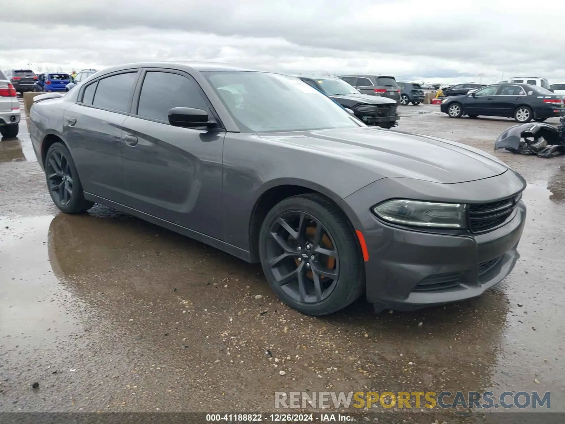 1 Photograph of a damaged car 2C3CDXBG7KH501412 DODGE CHARGER 2019