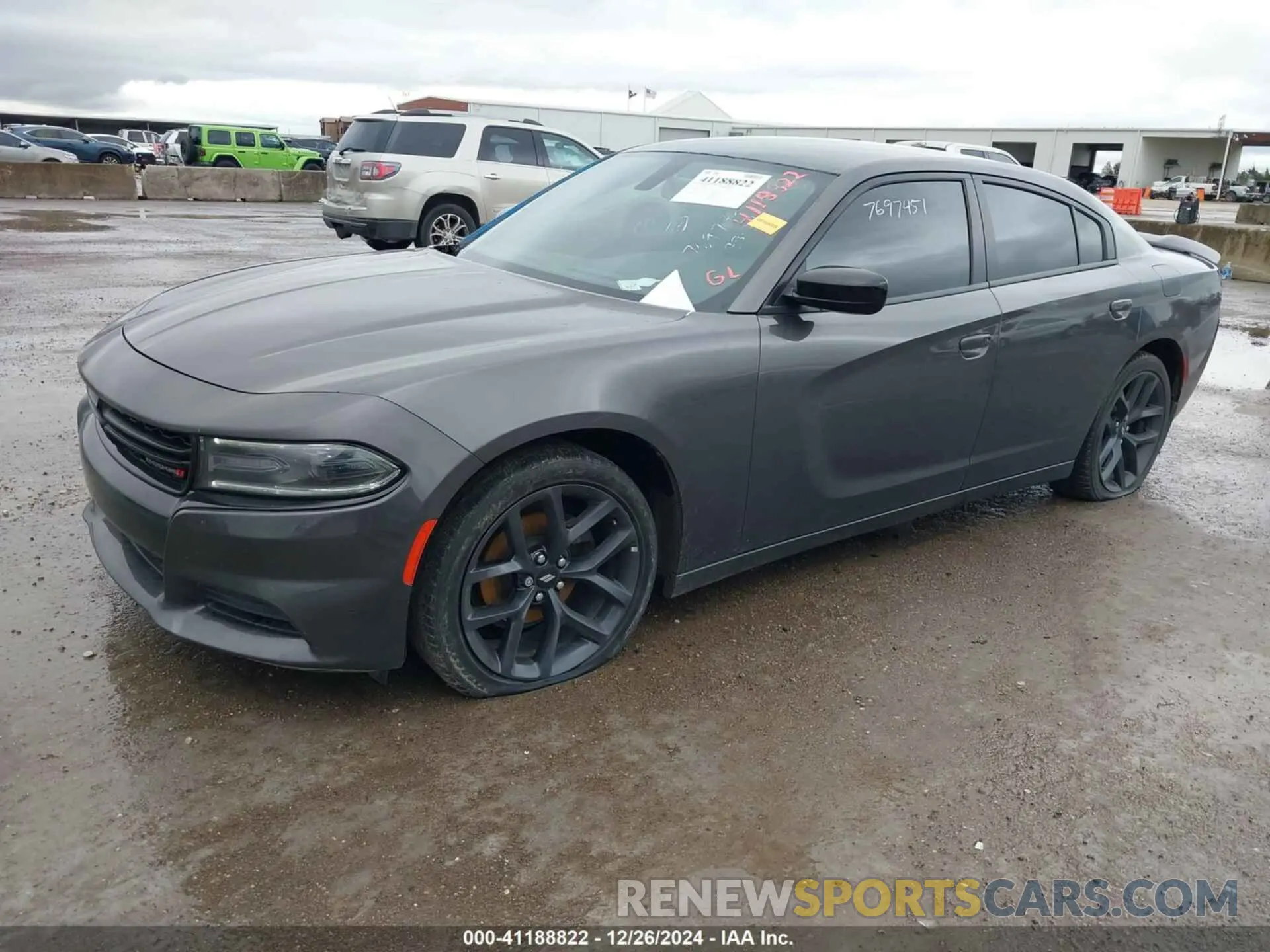 2 Photograph of a damaged car 2C3CDXBG7KH501412 DODGE CHARGER 2019