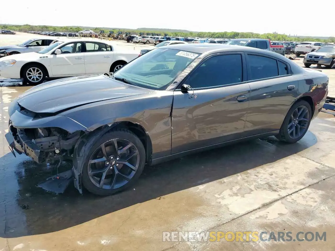 1 Photograph of a damaged car 2C3CDXBG7KH550271 DODGE CHARGER 2019