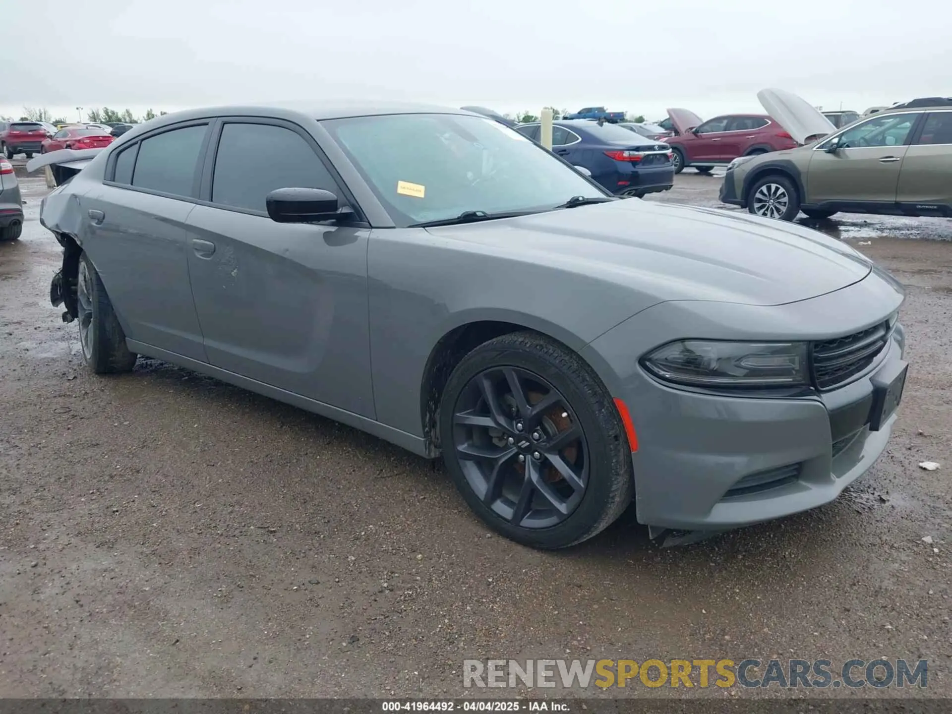 1 Photograph of a damaged car 2C3CDXBG7KH554272 DODGE CHARGER 2019