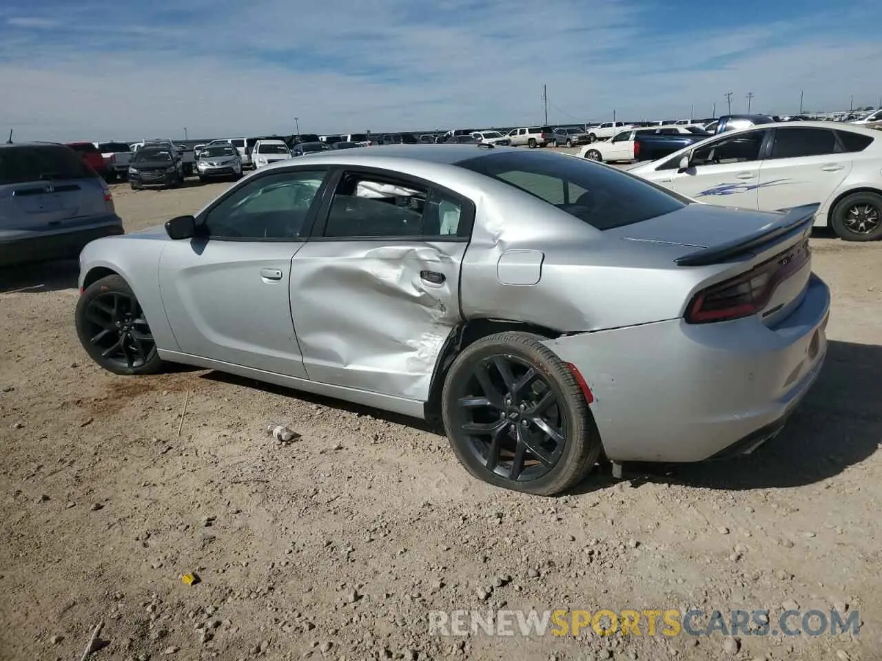 2 Photograph of a damaged car 2C3CDXBG7KH616883 DODGE CHARGER 2019