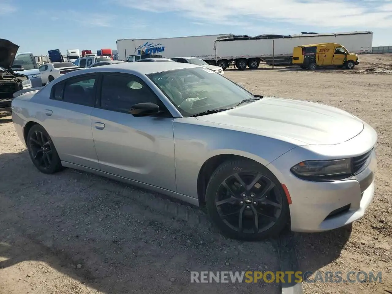 4 Photograph of a damaged car 2C3CDXBG7KH616883 DODGE CHARGER 2019