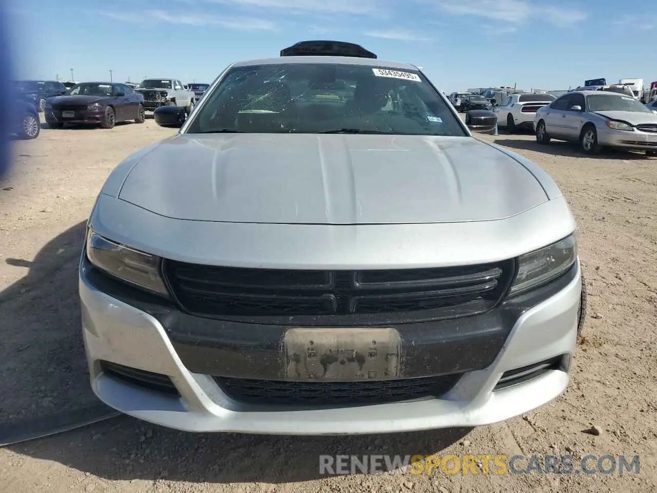 5 Photograph of a damaged car 2C3CDXBG7KH616883 DODGE CHARGER 2019