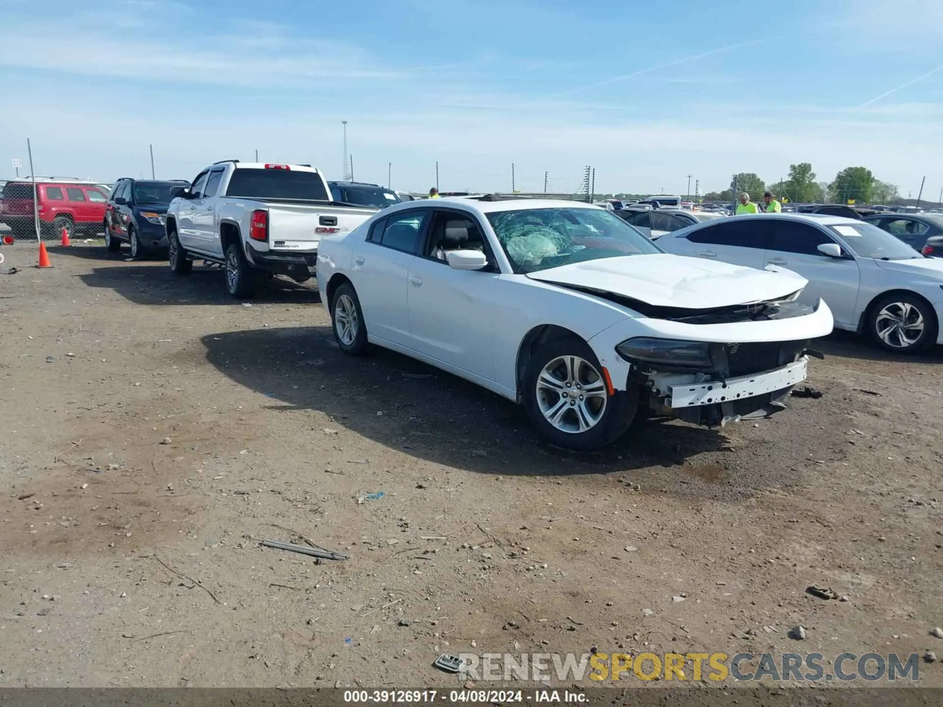 1 Photograph of a damaged car 2C3CDXBG7KH661578 DODGE CHARGER 2019