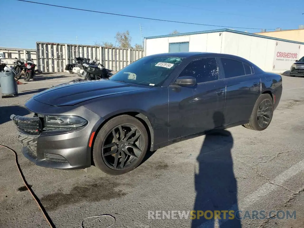 1 Photograph of a damaged car 2C3CDXBG7KH699389 DODGE CHARGER 2019