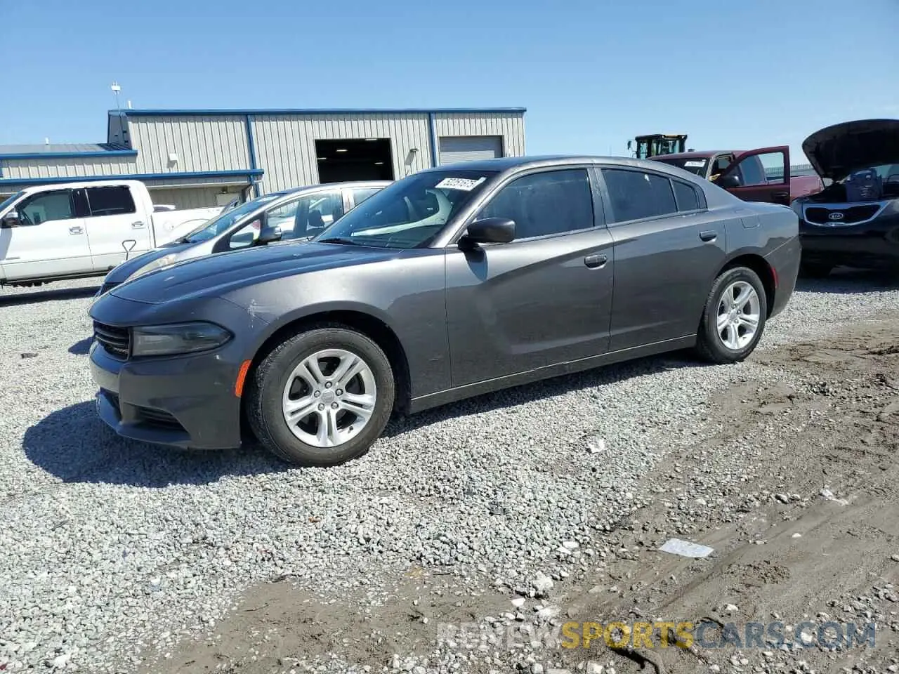 1 Photograph of a damaged car 2C3CDXBG7KH709600 DODGE CHARGER 2019