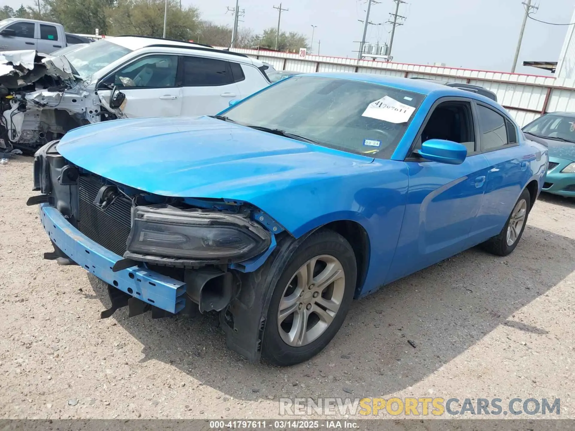 2 Photograph of a damaged car 2C3CDXBG8KH510622 DODGE CHARGER 2019