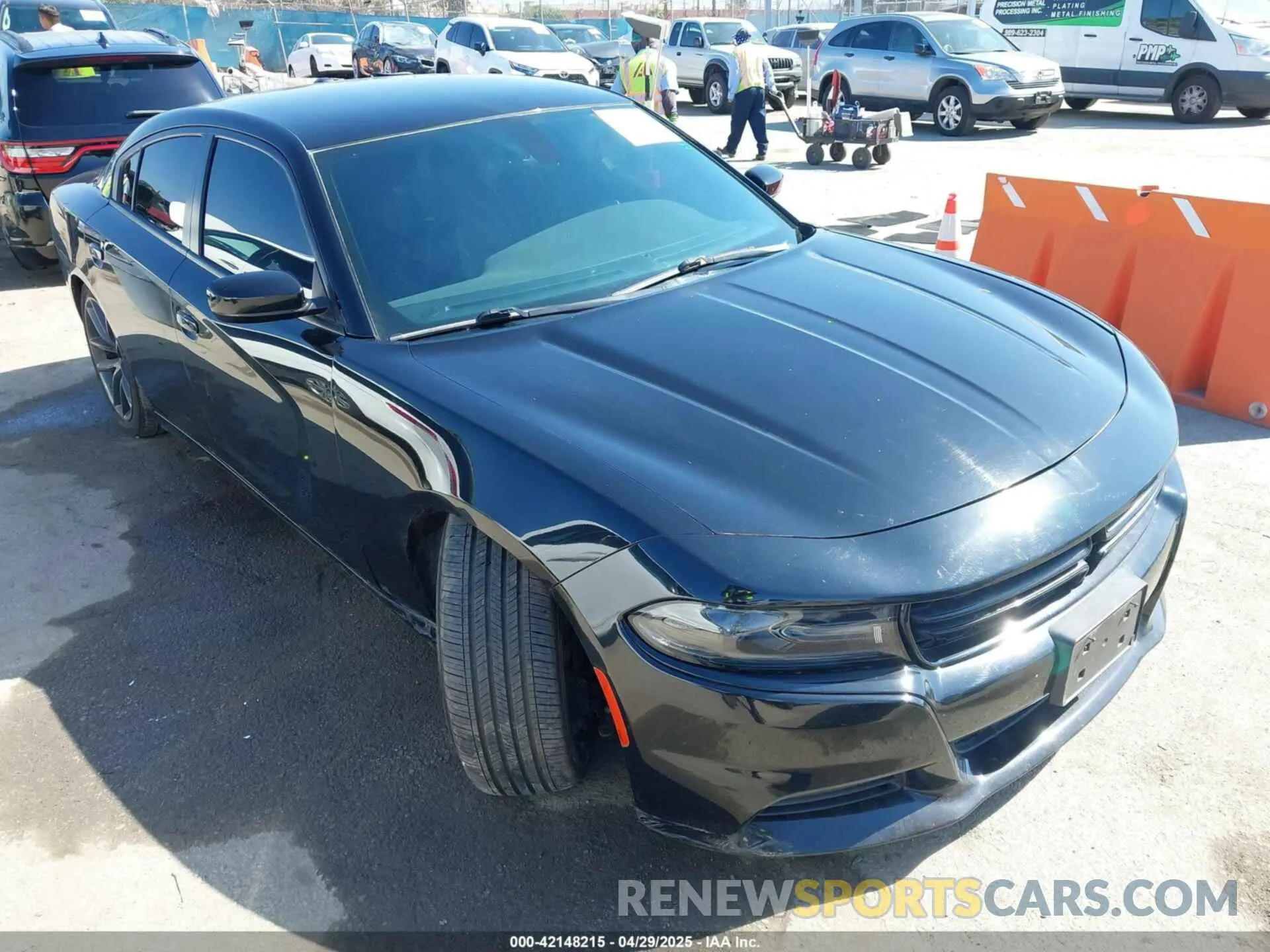 1 Photograph of a damaged car 2C3CDXBG8KH550151 DODGE CHARGER 2019