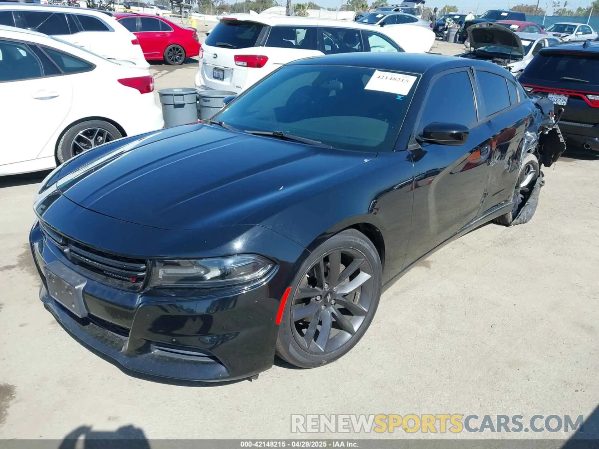 2 Photograph of a damaged car 2C3CDXBG8KH550151 DODGE CHARGER 2019