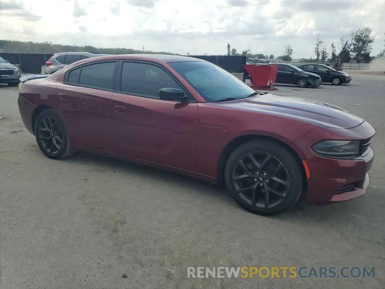 4 Photograph of a damaged car 2C3CDXBG8KH554197 DODGE CHARGER 2019