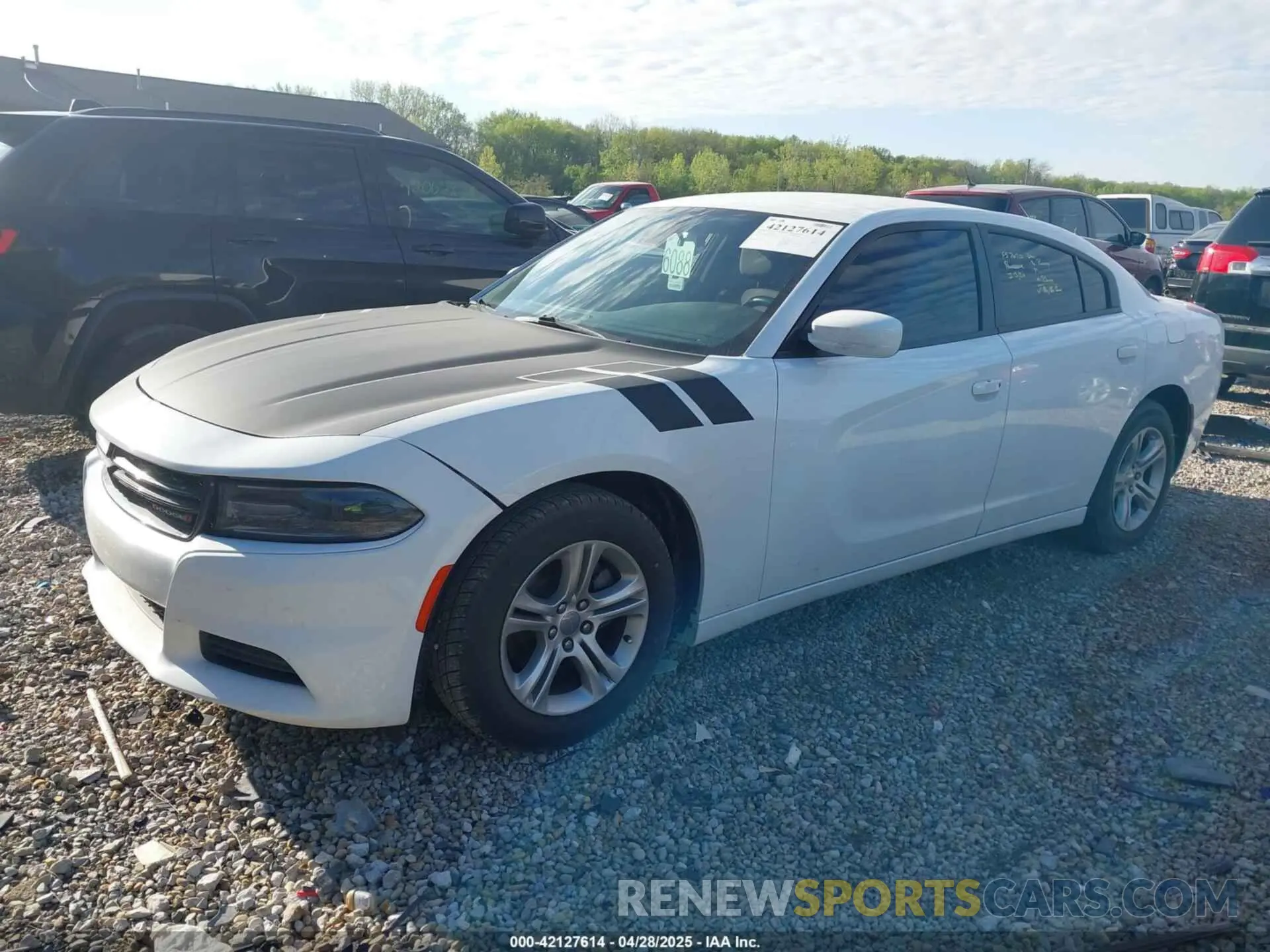 2 Photograph of a damaged car 2C3CDXBG8KH628234 DODGE CHARGER 2019