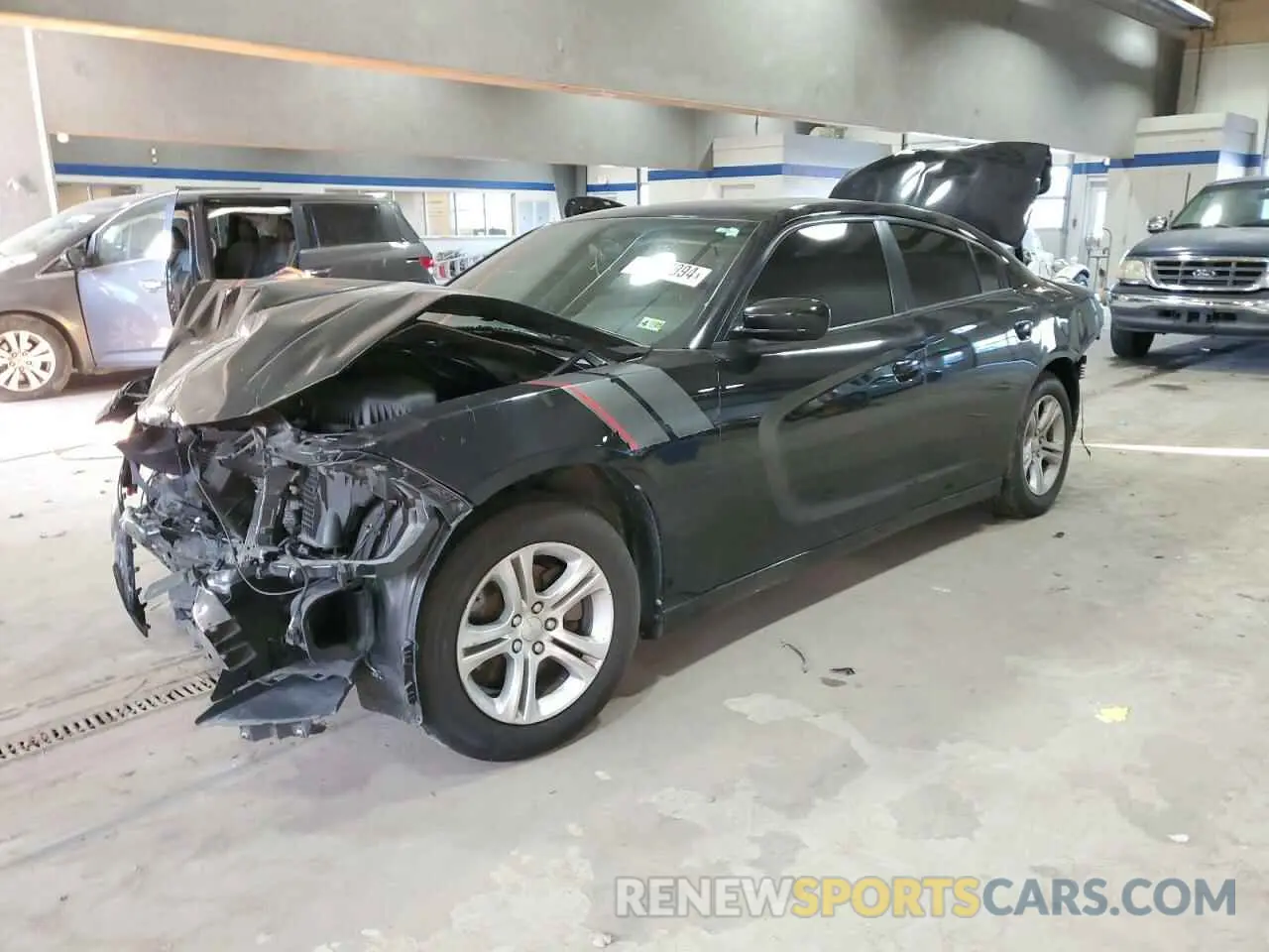 1 Photograph of a damaged car 2C3CDXBG8KH638536 DODGE CHARGER 2019